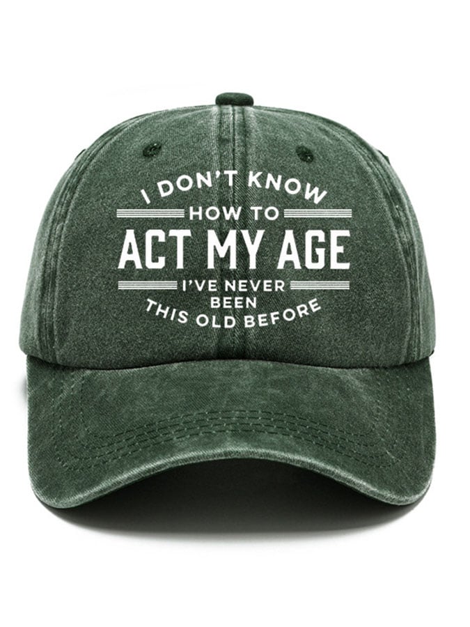 Printed Baseball Cap