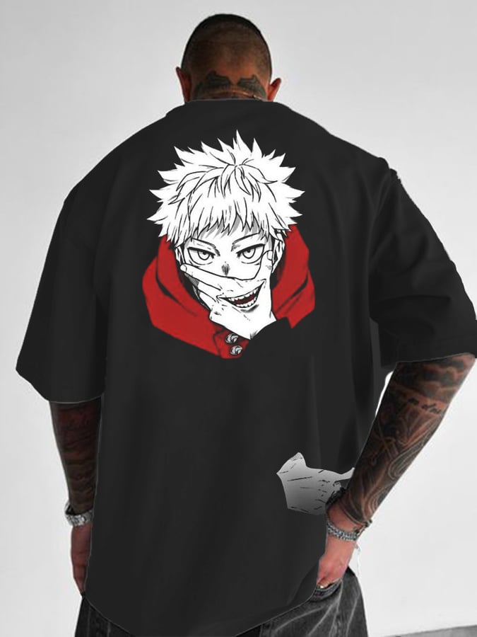 Men's Eye And Mouth Short Sleeve T-Shirt