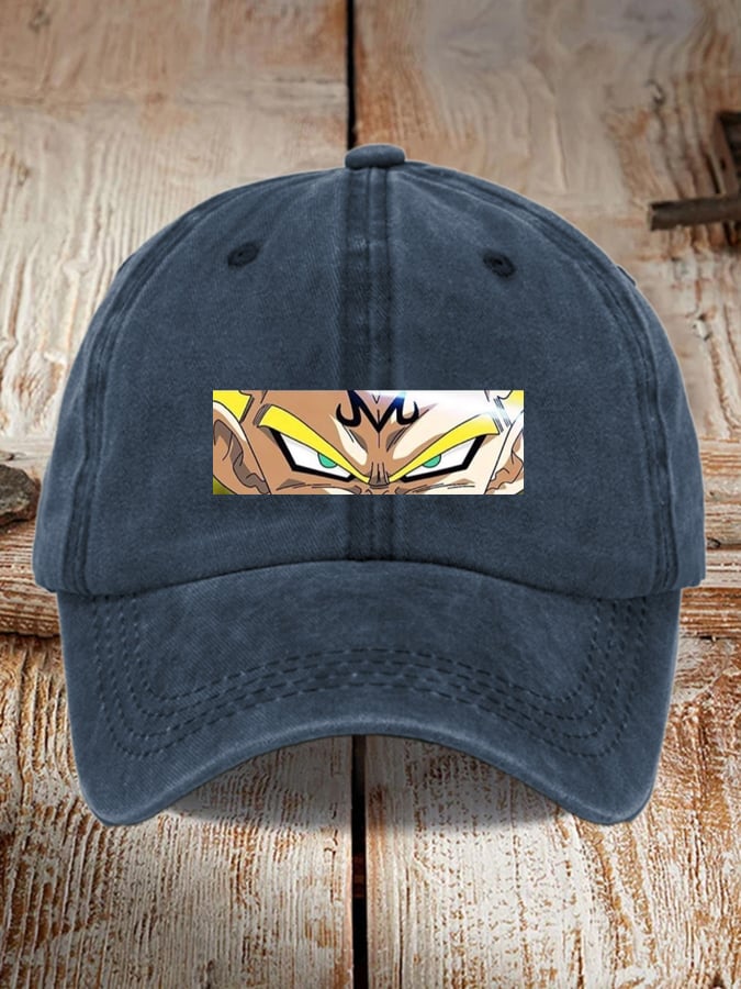 Unisex distressed washed cotton hat