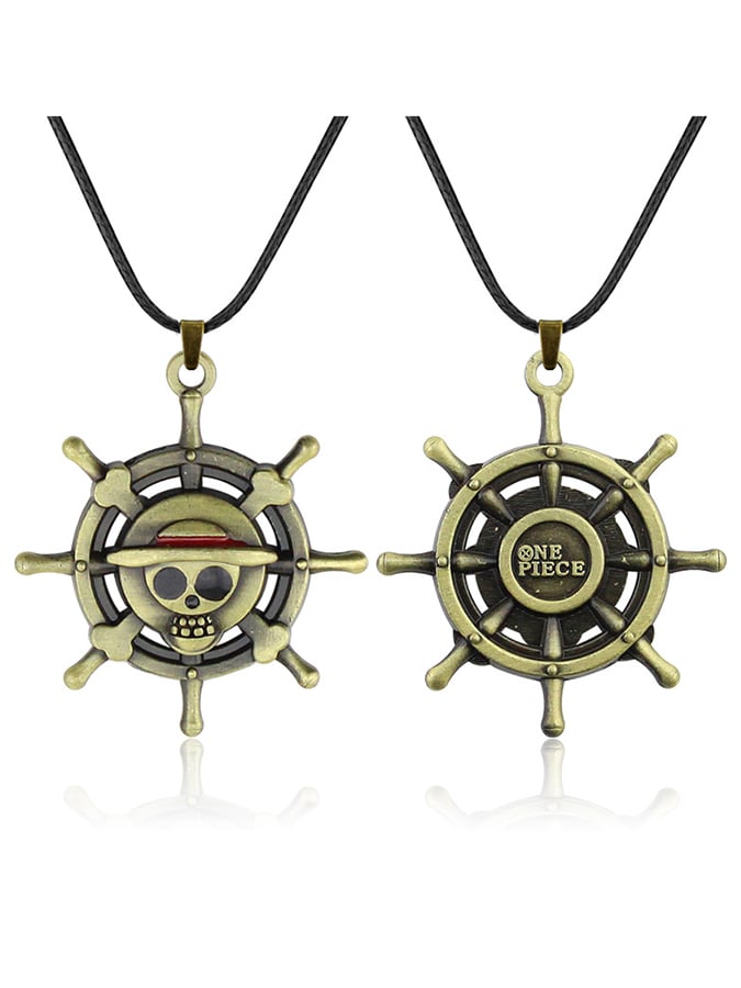 Fashion Creative Rudder Logo Alloy Necklace