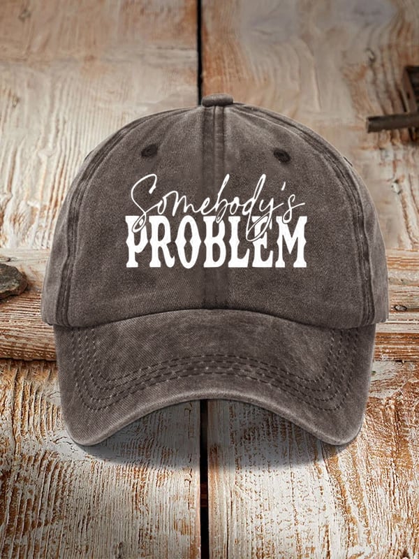 Women's Wallen Somebody's Problem Printed Hat