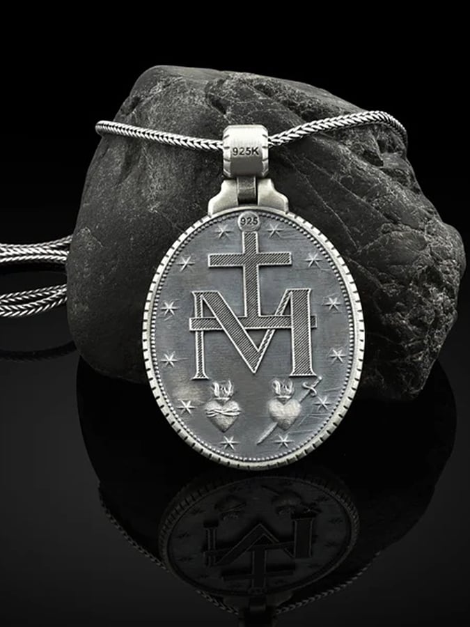 Men's Virgin Mary Necklace