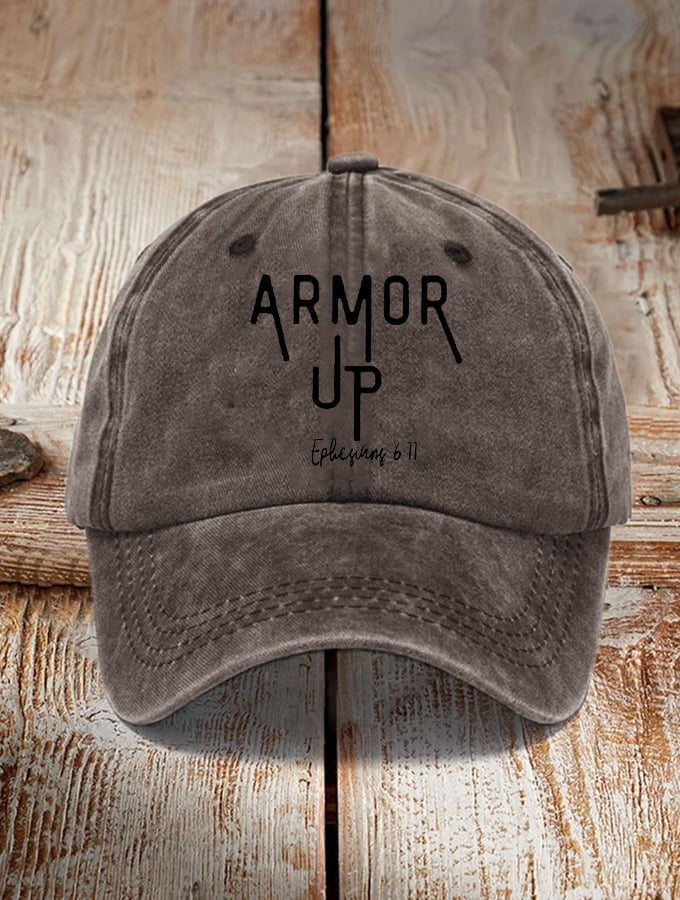 Women's Armor Up Ephesians 6;11 Faith Printed  Hat