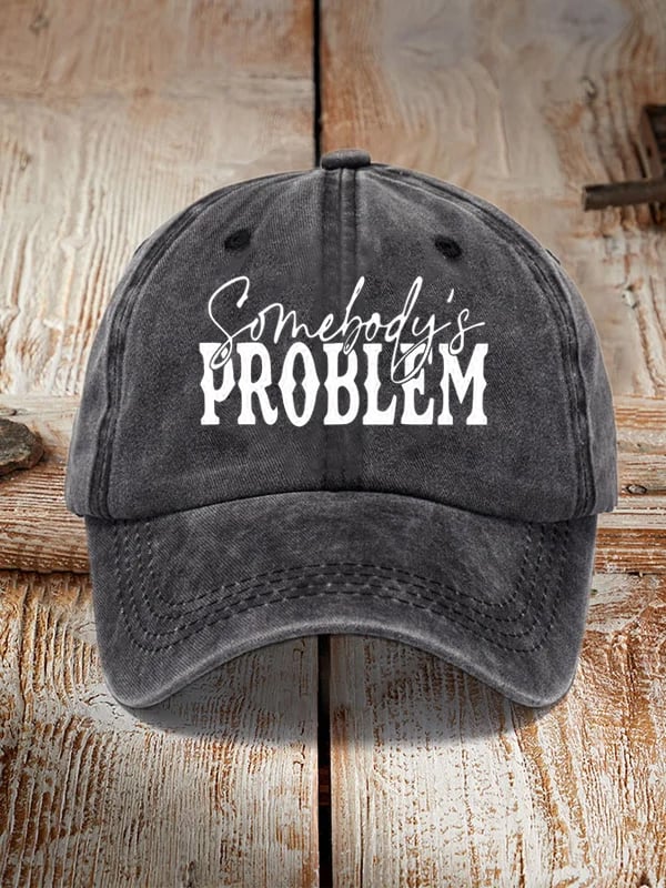 Women's Wallen Somebody's Problem Printed  Hat