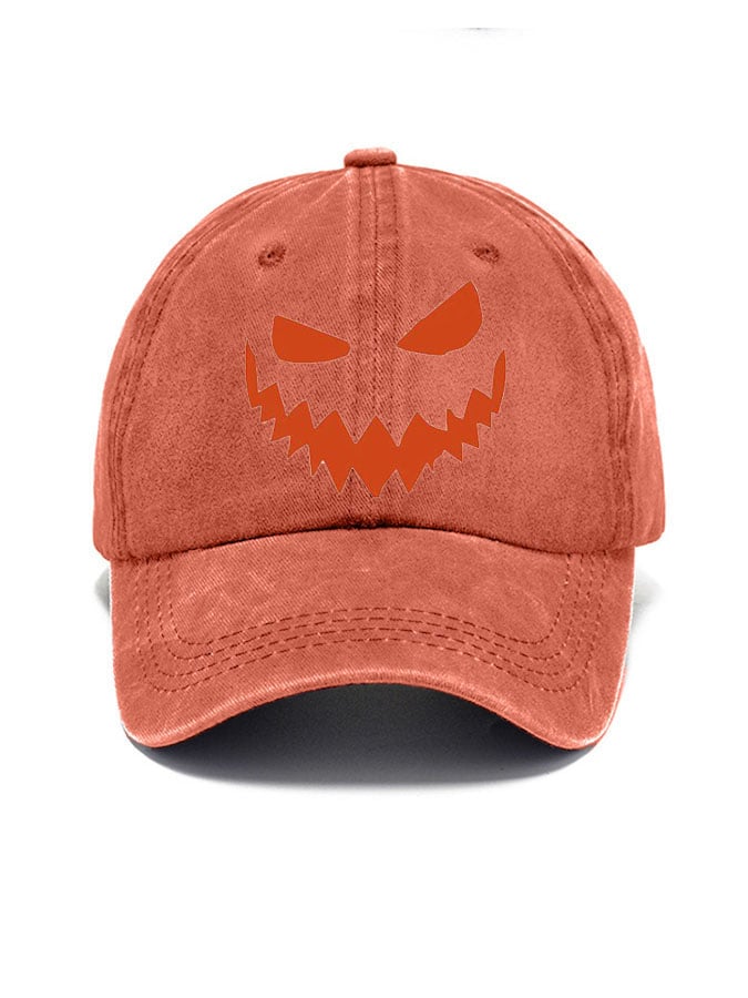 Men's Horror Print Smiley Cap