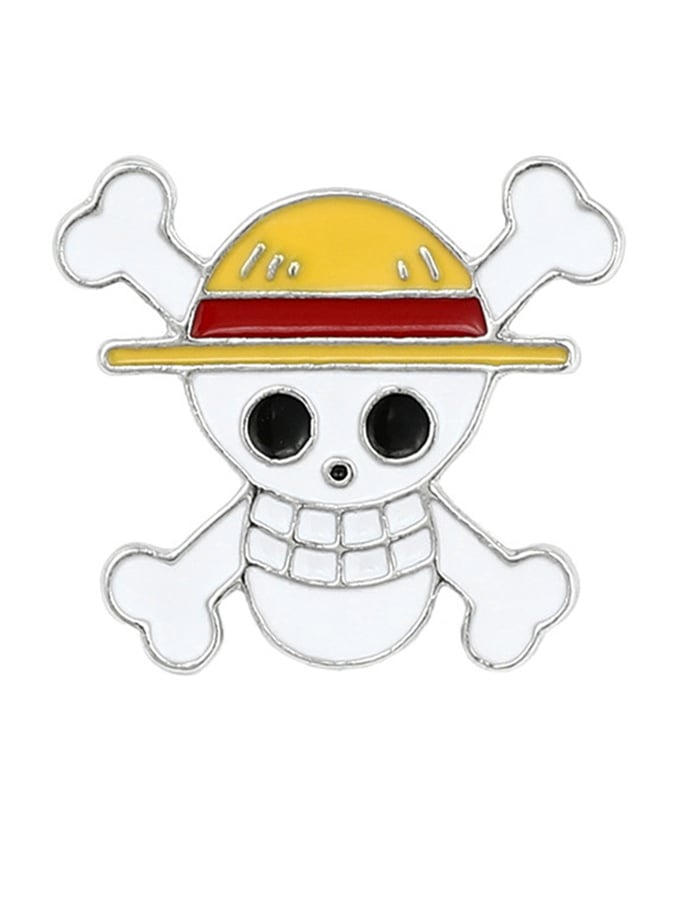 Fashion   Luffy Ace Metal Backpack Clothes Brooch
