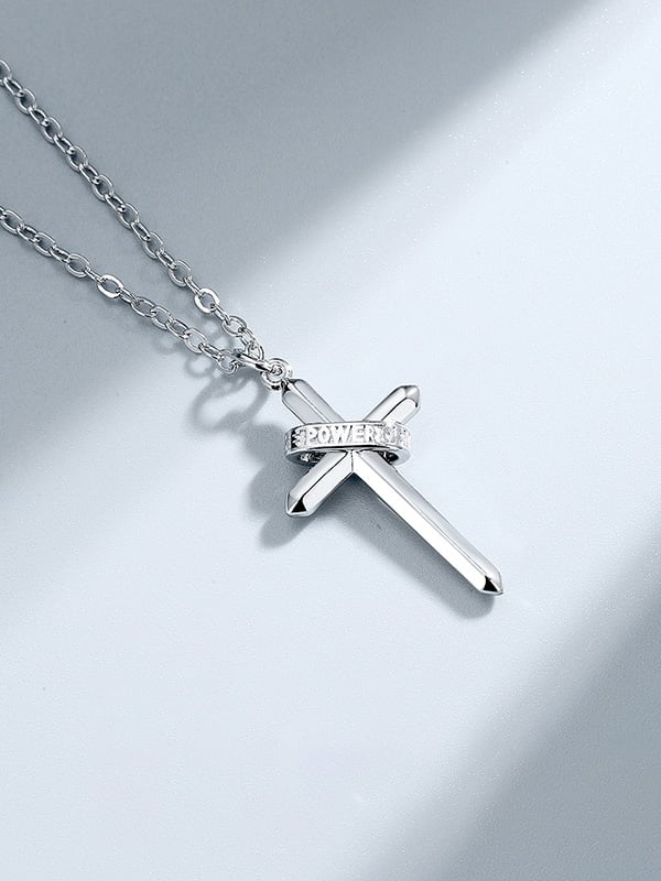 Hip Hop Men's Set of Light of Faith Necklace