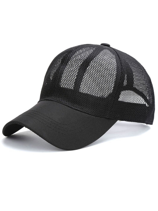 Hat New Summer Sun Visor Outdoor Fishing Sunscreen Breathable Large Mesh Casual Breathable Tide Brand Sun Hat