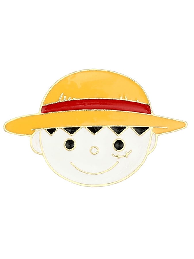 Fashion   Luffy Ace Metal Backpack Clothes Brooch