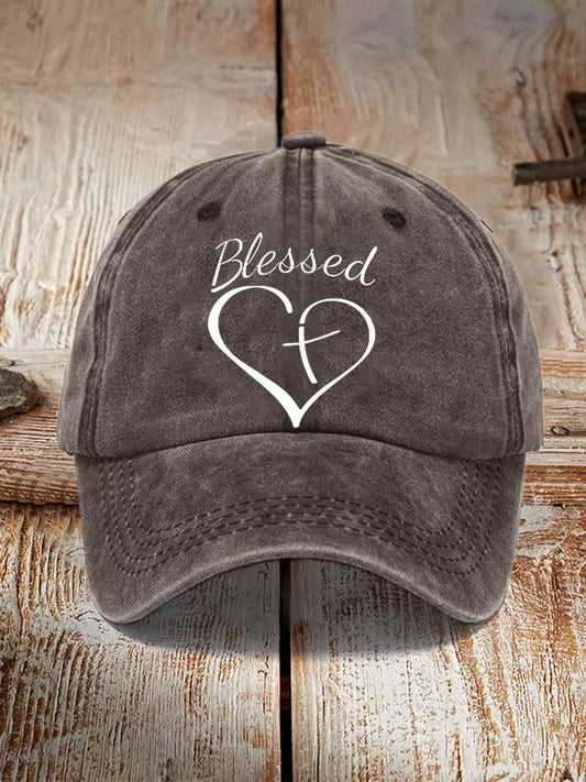 Women's Blessed Printed  Hat