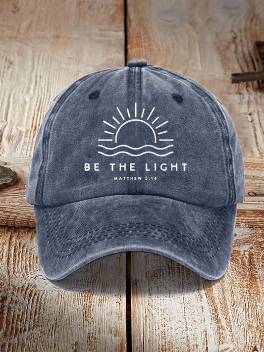 Women's Be The Light Printed  Hat