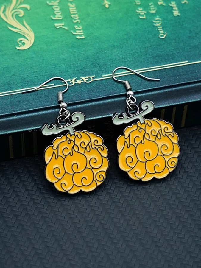 Fashion   Creative Devil Fruit Earrings