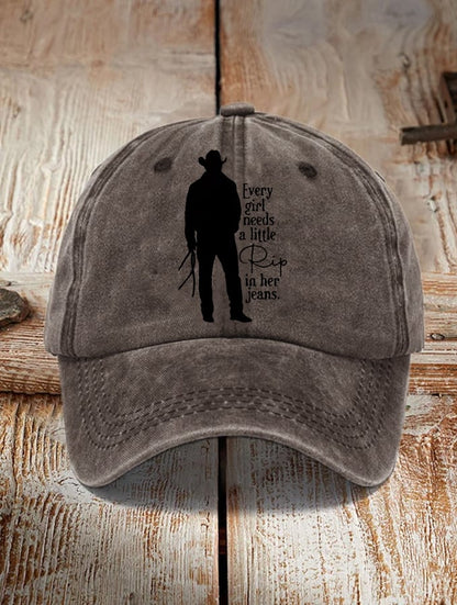 Women's Every Girl Needs a Little Rip Beth Dutton Printed  Hat