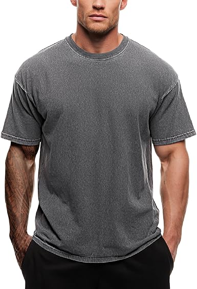 domirica Street Graphic Shirts for Men Solid 100% Cotton