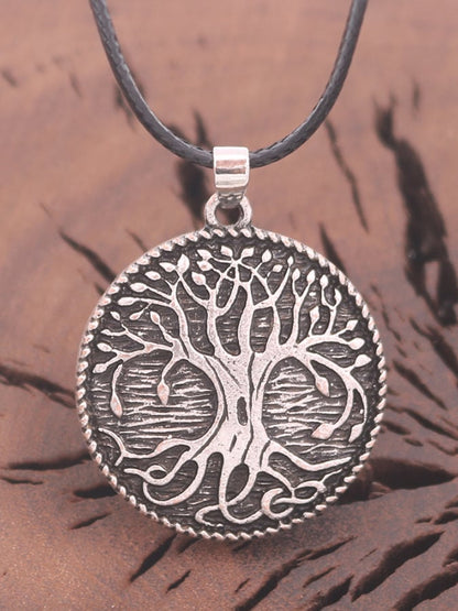 Men's Vintage Tree of Life Pendant Necklace