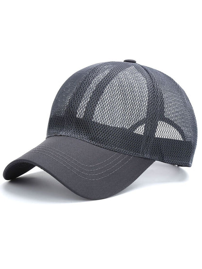 Hat New Summer Sun Visor Outdoor Fishing Sunscreen Breathable Large Mesh Casual Breathable Tide Brand Sun Hat