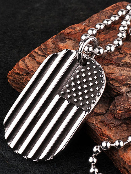 Flag Flip Vintage Watch Necklace
