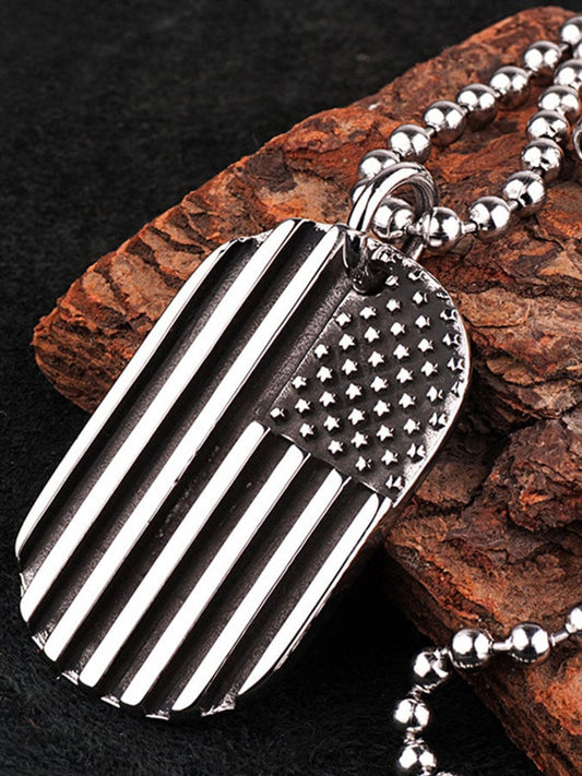 Flag Flip Vintage Watch Necklace
