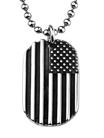 Flag Flip Vintage Watch Necklace