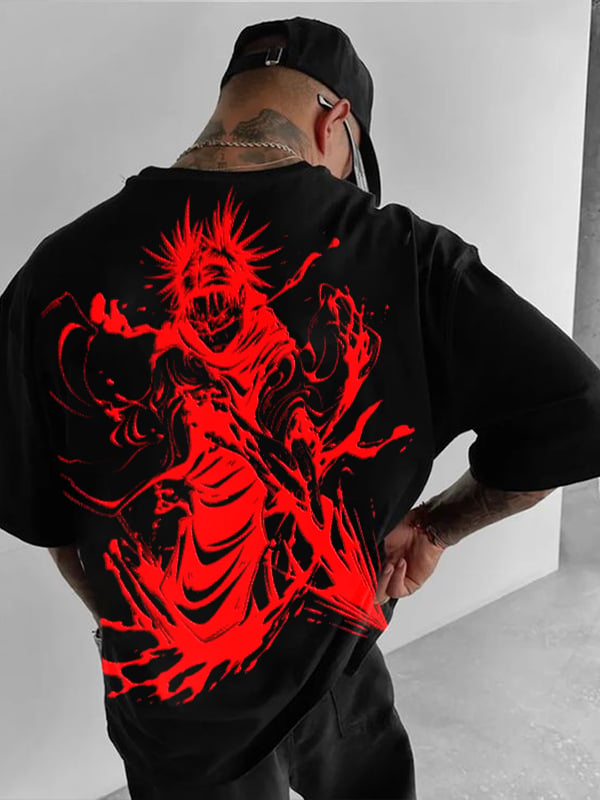 Men's  Print Casual Short Sleeve T-Shirt