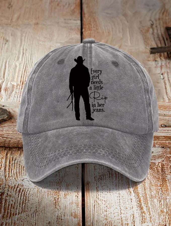Women's Every Girl Needs a Little Rip Beth Dutton Printed  Hat