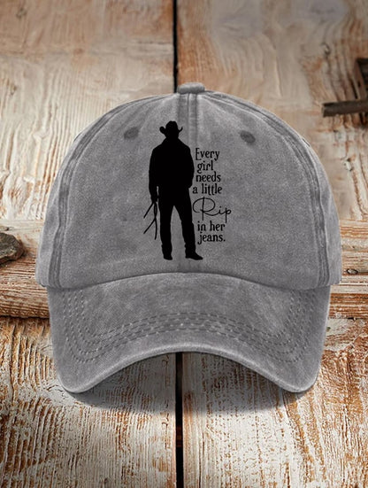 Women's Every Girl Needs a Little Rip Beth Dutton Printed  Hat