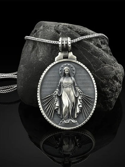 Men's Virgin Mary Necklace