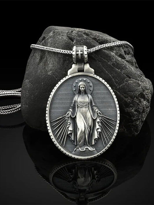 Men's Virgin Mary Necklace