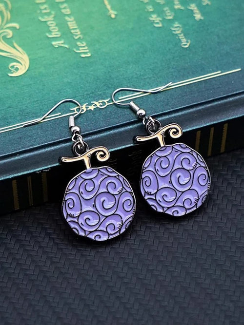 Fashion   Creative Devil Fruit Earrings