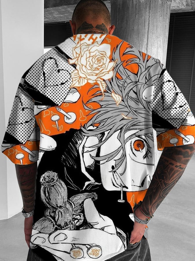 Men's Oversized Bleach   Short Sleeve T-Shirt