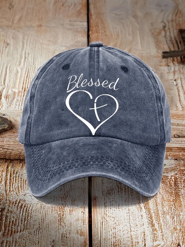 Women's Blessed Printed  Hat