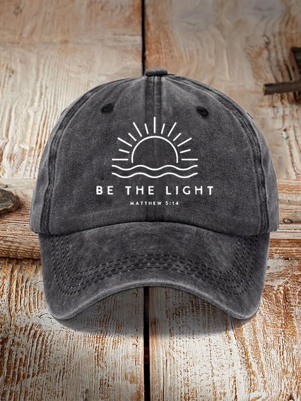 Women's Be The Light Printed  Hat