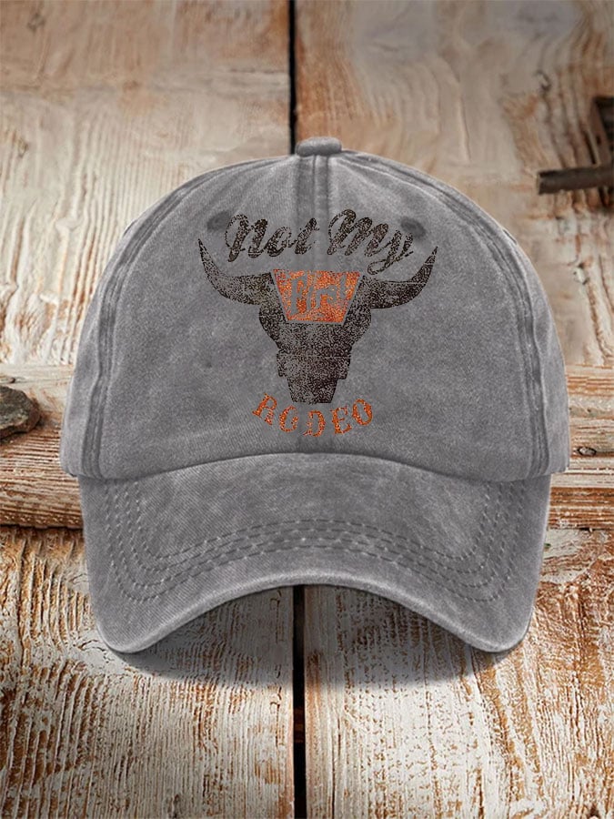 Women's Not First My Rodeo Printed  Hat