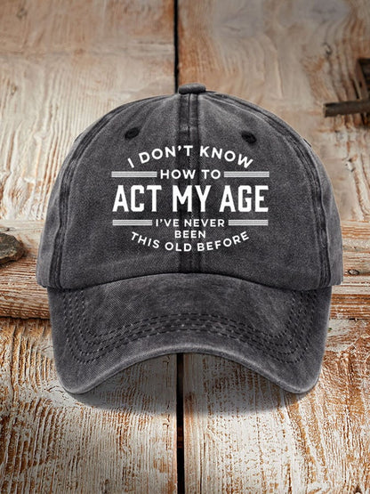 Printed Baseball Cap